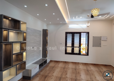 Standard Interiors for New Home at Kudappanakkunnu